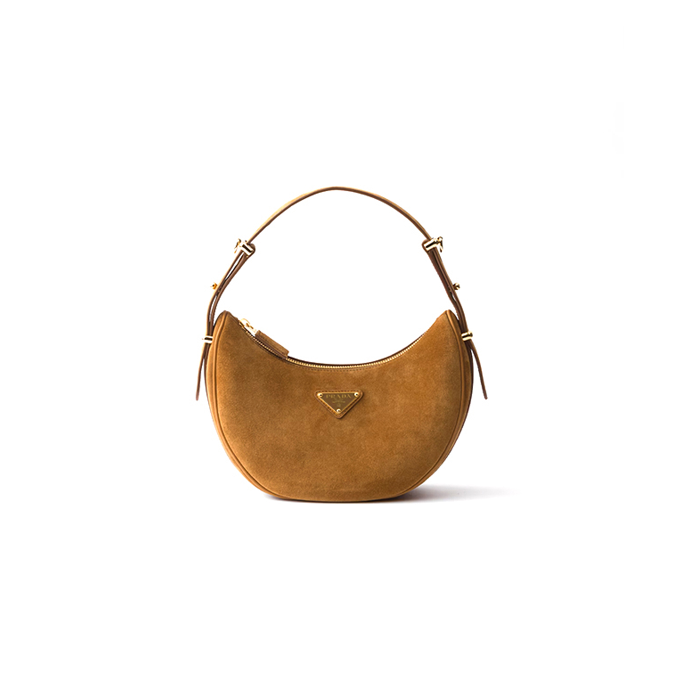 Pra*a arquÉ suede shoulder bag 1bc194 (22.5*18.5*6cm)
